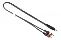 Y-001/2M ROXTON Аудио кабель 2 м (mini-Jack – 2х RCA)
